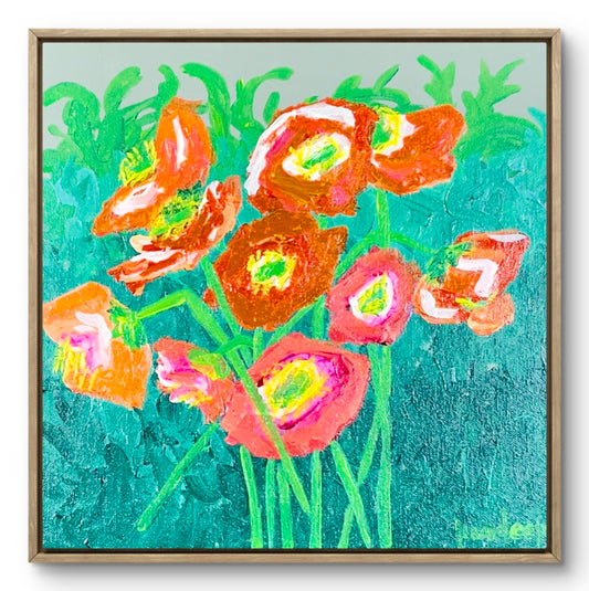 Poppy on Green
